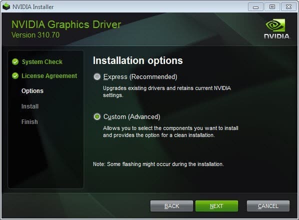 nvidia checking system compatibility stuck windows 10