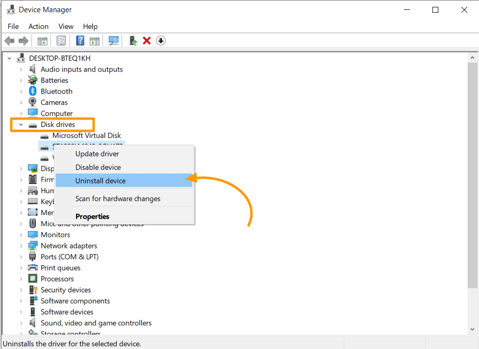 uninstall intel-rapid-storage-technology