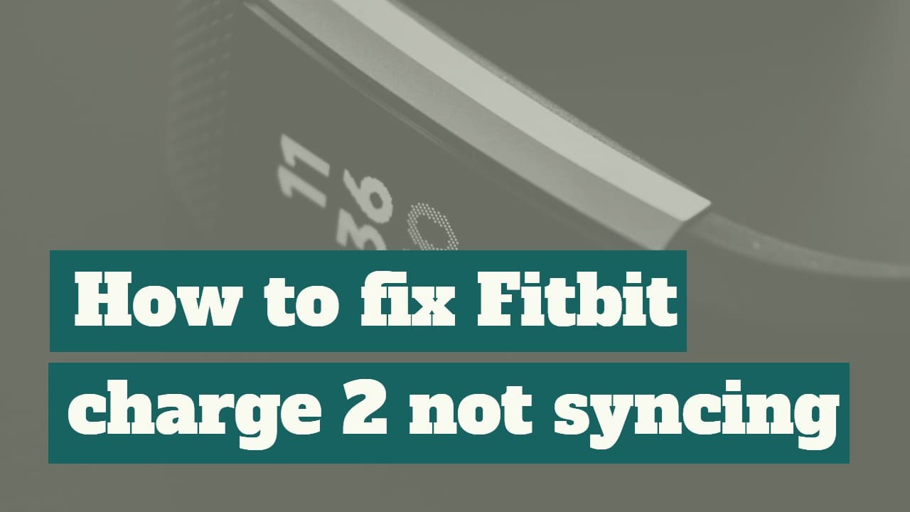 fitbit charge 2 sync to iphone