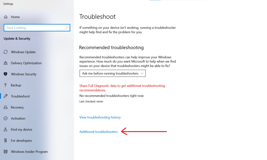 laptop keeps disconnecting from wifi additional troubleshooters