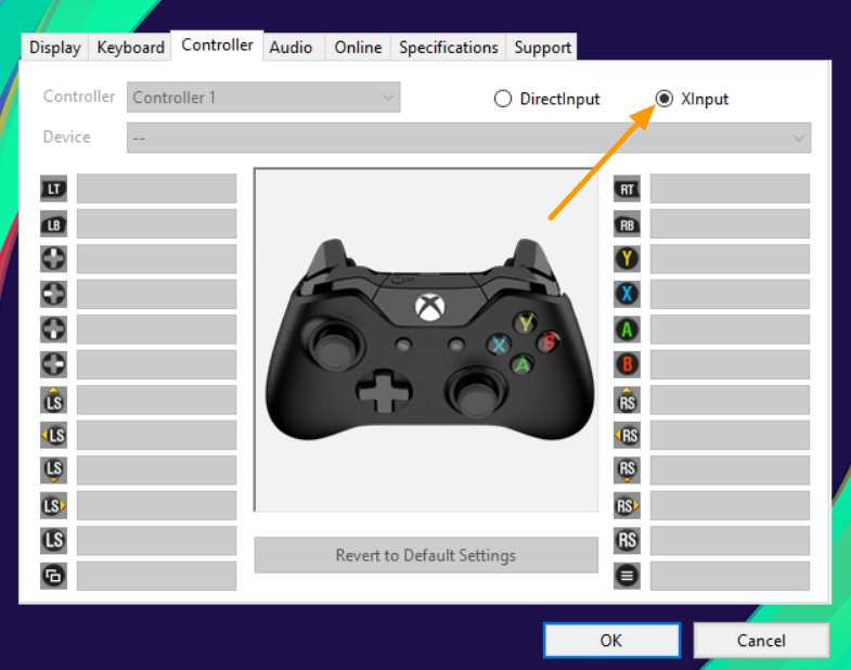 PES-settings