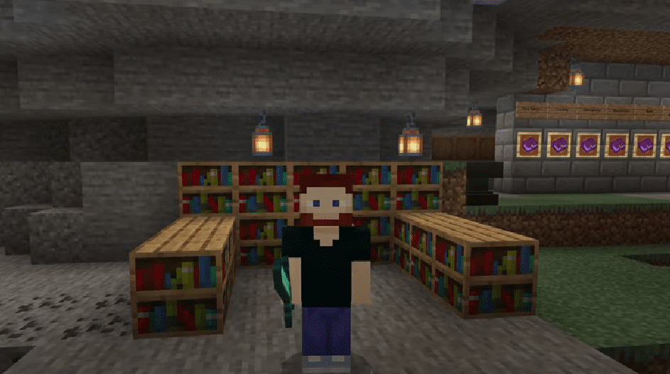 Enchantment-Table-with-Bookshelves