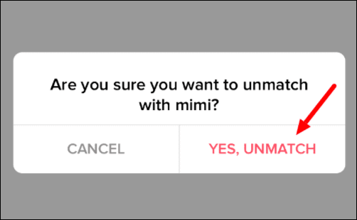 confirm-unmatching