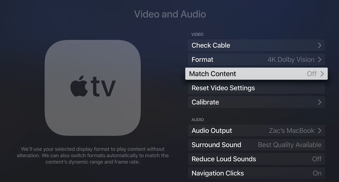 match-frame-rate-apple-TV