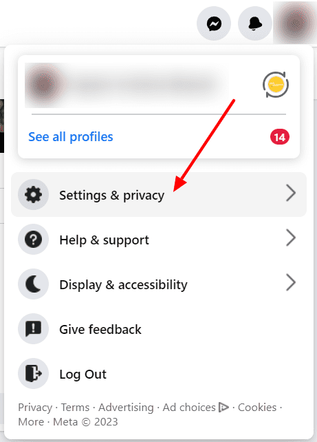 Settings-and-privacy-on-facebook