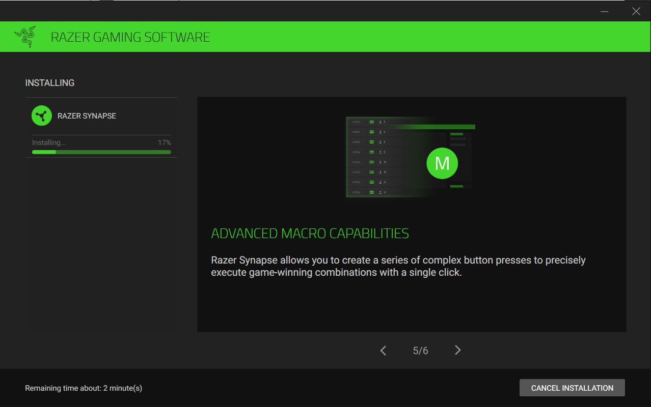 Razer Synapse Installation 1