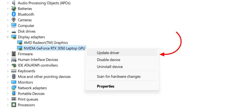 Update-display-driver